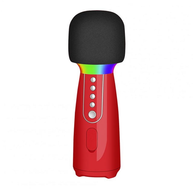 L868 Microphone Sans Fil Bluetooth Karaoké Maison Professionnel Haut-Parleur Micro Audio Lecteur Mp3 Rouge