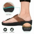 thumbnail image 3 of AEROSOFT - Fashion T-Strap Comfortable Arch Support Summer Sandals For Women, 3 of 7
