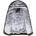 thumbnail image 4 of LEEYNEER Men‘s Hooded Winter Coat Thicken Sherpa Lined Camo Hoodies Parka Jacket Full Zip Warm Jacket, 4 of 4