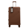 thumbnail image 1 of TRAVLR 100 % PP Résistant aux Chocs Léger Extensible 24 Pouces Valise de Soute à Roulettes - Pêche, 1 of 7