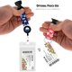 thumbnail image 5 of Carnival Cruise Luggage Tag Holder [4 Pack] & Lanyard for Ship Cards [2 Pack] Bundle - Large Tag Holders - Cruise Essentials 2025 & 2026 - Clear & Waterproof (Cruise Lanyards Blue & Pink), 5 of 9