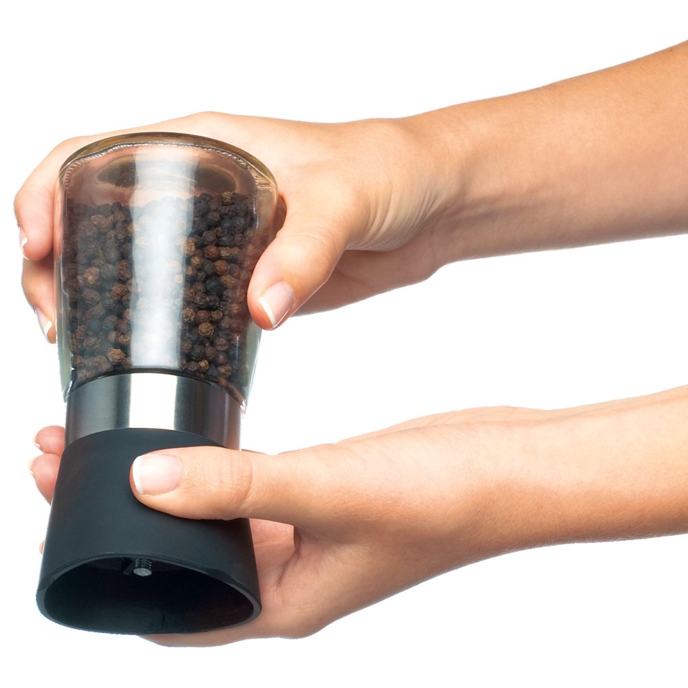 Kamenstein 5inch Glass Grinder with Peppercorns