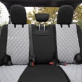 thumbnail image 6 of For Jeep Wrangler JL 4DR 2018-2023 FH Group Neoprene Custom Fit Car Seat Covers Full Set - Gray, 6 of 11