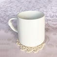 thumbnail image 4 of Posavasos de algodón con tapete para tazas, 10 posavasos de encaje de algodón de ganchillo, posavasos de 4 pulgadas para bebidas, decoración del hogar, 4 of 6