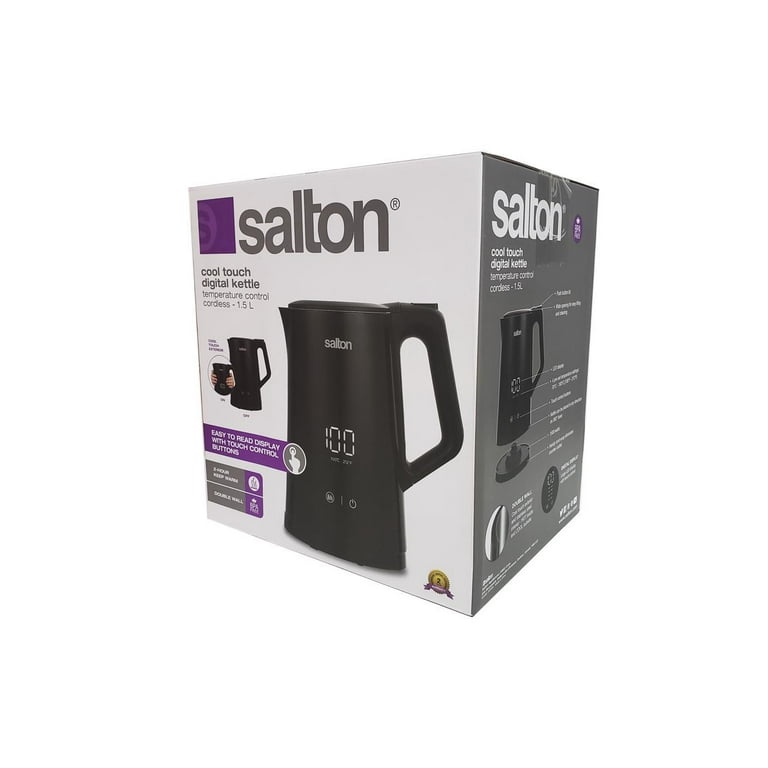 Salton Cool Touch Digital Temperature Control Kettle 