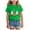 A01-Green, variant on CAUYDY Toddler Baby Girls Halloween Shirts Pumpkin Graphic T-Shirt Ghost Spooky Season Tops Cute Short Sleeve Tees Clothes(Purple,11-12 Y)