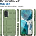 thumbnail image 2 of Phone Case for Motorola G52, Case for Moto G82,Rugged Shield Slim Case with Military Grade Shockproof,Drop-Tested and Camera Lens Protection Cover for Moto G52/MOTO G82/MOTO G71S, HD Green, 2 of 14