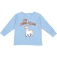 thumbnail image 3 of Inktastic No Prob Llama cute llama Boys or Girls Long Sleeve Toddler T-Shirt, 3 of 5