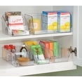 thumbnail image 2 of iDesign Narrow Pantry Bin for Kitchen Storage - Set of 4 - Clear, 2 of 6
