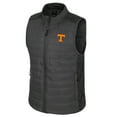 thumbnail image 2 of Men's Colosseum Charcoal Tennessee Volunteers Nightman Full-Zip Puffer Vest, 2 of 3