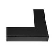 thumbnail image 3 of CreativePF [1620bk] Black Picture Frame Includes White Mat/Black Core to Hold 8x10-inch Media, Includes Installed Sawtooth Hangers, 3 of 5