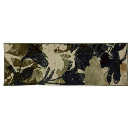 Mohawk Home Floral Silhouette Printed Nylon Runner