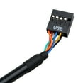 thumbnail image 2 of Klonfd USB3.0 Female to 12CM 19Pin USB2.0 Converter Adapter Male 9Pin, 2 of 6