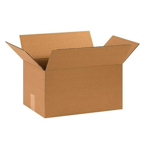 15 x 9 x 8 Inches Corrugated Cardboard Boxes, 25-Pack – Medium Kraft Boxes for Packing, Shipping, Storage