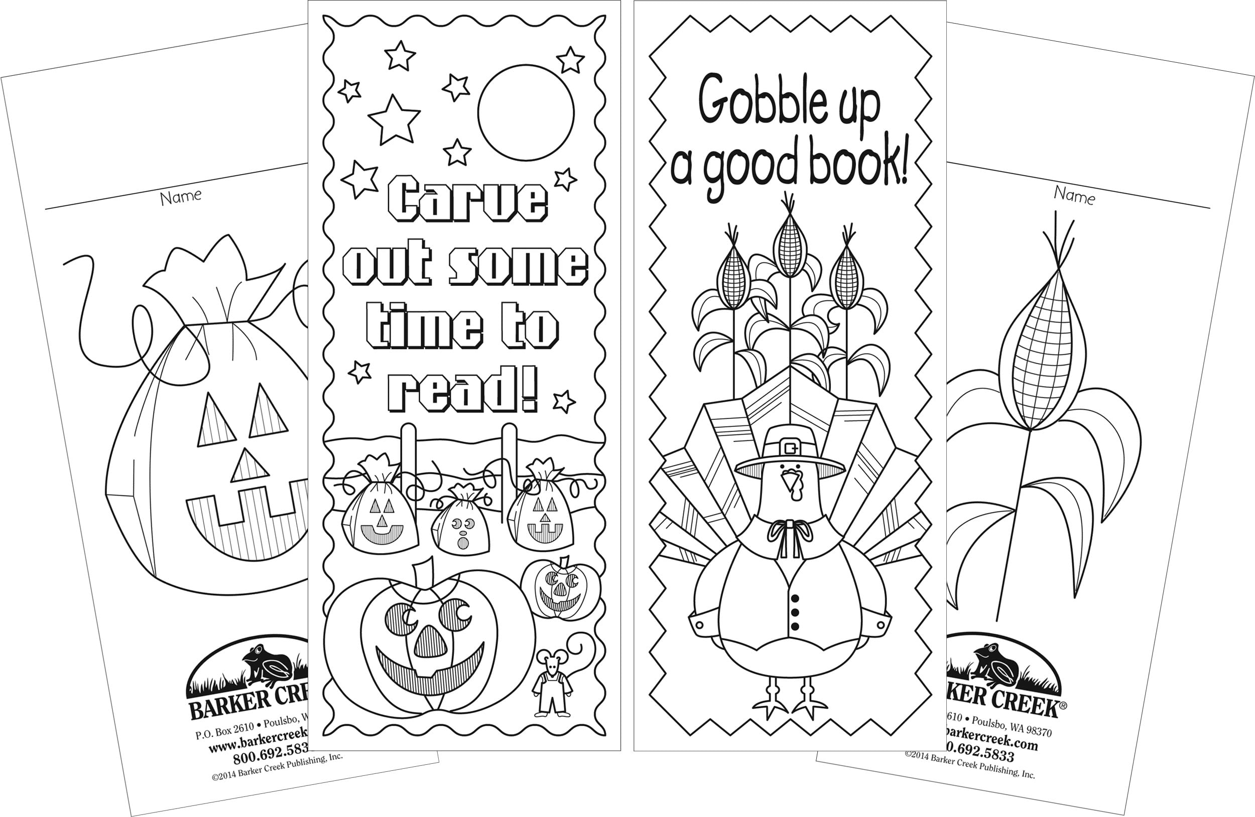 Barker Creek Color Me! Celebrate the Year Bookmarks, Assorted Colors, 240 Count, 8 designs