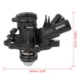 thumbnail image 2 of Unique Bargains Car Engine Coolant Thermostat Housing 2712000315 Black for Mercedes-Benz C250 12-15, 2 of 7