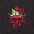 thumbnail image 4 of Inktastic Merry Christmas Ya'll with Red Car and Tree Women's Plus Size T-Shirt, 4 of 5
