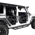 thumbnail image 4 of Hooke Road Fits 2007-2018 Jeep Wrangler JK Front+Rear Tubular 4 Half Door Combo, 4 of 11