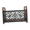 thumbnail image 3 of Tnarru Wood Magazine Rack Farmhouse Rustic Mail Organizer for Mails Books Envelopes Geometry, 3 of 8