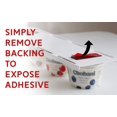 thumbnail image 5 of Storage Theory Organizador De Yogur Para Refrigerador Que Ahorra Espacio - Organizador De Almacenamiento Para Refrigerador Peel & Stick Para Hasta 4 Tazas De Yogur Griego Y Vegano De Boca Ancha, Paque, 5 of 5