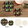 thumbnail image 4 of SKYSONIC Mexico Flip Flop Guitar Pot Holders Trivets, 2 Pcs Heat Resistant Trivets, Cotton Thread Weave Mats for Hot Pads Pans Pot Bowl Teapot for Kitchen Decor, 4 of 7