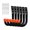 Orange, variant on ZCAITIANYA Metal J Type Hooks, Wall Mounted Hollow Pipe Storage Hangers for Garage and Garden Heavy Duty Utility Hooks for Tool Organization 6 Hooks 24 Hardware