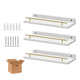thumbnail image 1 of Repisas Flotantes  Labg Madera Estantes 3pcs Blanco, 1 of 5
