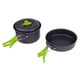 thumbnail image 4 of Aluminio Camping Lío Kit Utensilios de Cocina Cubiertos Plegable Olla Sartén Verde, 4 of 9