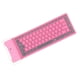 thumbnail image 1 of Cateissary Teclado compatible con Bluetooth, teclados enrollables portátiles, teclados silenciosos de 87 teclas, teclado Flexible, accesorios para Computadoras de tableta Rosa, 1 of 6