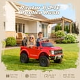 thumbnail image 6 of iYofe 24V 2 Seater Licensed Ford F-150 Raptor Powered Ride-On Truck with Remote & Safety Belt, Red, 6 of 9