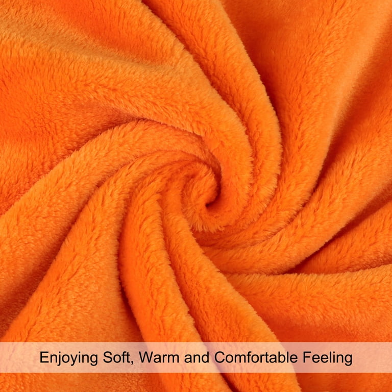 Unique Bargains Flannel Fleece Blanket - 330GSM Polyester Gift