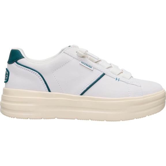 HEYDUDE Women Karina DBL Duo Suede , Egret/Multi, 8