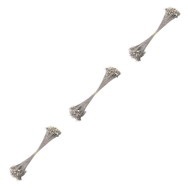 Toystoory 20 piezas hilo de pescar antimordedura alambre de acero con núcleo giratorio alambre de conexión de pesca 15cm Type1 NO1 Toystoory CBP151015