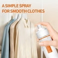 thumbnail image 4 of Instant Anti-Wrinkle Fabric Spray, 150ml Wrinkle Release Spray for Clothes, No Ironing Required, Easy to Use, For Shirts, Dresses, Bedding, Travel, And Work. (1PCS), 4 of 7
