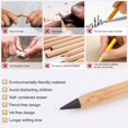 thumbnail image 4 of LAICAIW 6 PCS Inkless Pencil, Infinity Pencil, Everlasting Pencil with Rubbers on The End, Erasable Portable Pencil, Technology Unlimited Eternal Pencil for Writing, Drawing, Students Home Office Sc, 4 of 7