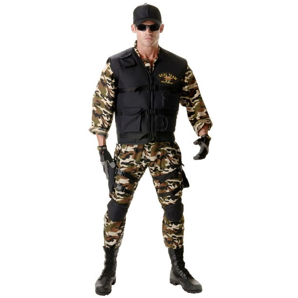 Deluxe Combat Navy SEAL Costume - Walmart.com - Walmart.com