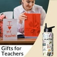 thumbnail image 6 of 32oz Math Teacher Gift Water Bottle - Insulated Stainless Steel Tumbler with Straw & Flip Lid, Travel Cup for Teacher Appreciation - Unisex Gift for Men & Women, 6 of 6