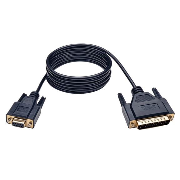 Tripp Lite Null Modem Serial RS232 Cable (DB9 to DB25 F/M) 6-ft. (P456-006)