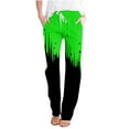 thumbnail image 2 of Mefallenssiah Mode Femmes Décontractée Jour de l'Indépendance Impression Décontractée Décontractée Décontractée Pantalon Pleine Longueur, 2 of 5