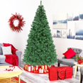 thumbnail image 2 of PAPROOS 5.5FT Christmas Trees, Artificial Christmas Tree with Lush 850 Tips, Christmas Decor Xmas Tree with Sturdy Metal Base, Outdoor Indoor Christmas Trees for Home Office Shop Decorations, Green, 2 of 8