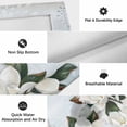 thumbnail image 6 of Spring Magnolia Flower Outdoor Rug for Patio/Deck/Porch, Non-Slip Large Area Rug 6 x 9 Ft, White Floral Botanical Light Blue Indoor Outdoor Rugs Washable Area Rugs, Camping Rug Carpet Runner, 6 of 8