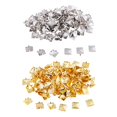 thumbnail image 4 of Remache cuadrado de hierro de 100 Piezas Baoblaze Plata 6 mm Accesorio de manualidades DIY, 4 of 7