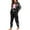Black and Pink - Axolotl Snowflake, variant on Santa Claus Snowflake Print Pajama Set for Women 2 Pcs Pj Sets Casual Fashion Sleepwear with Pocket Long Sleeve Nightwear with Long Pants Round Neck Lounge Set, S