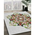 thumbnail image 3 of Ahgly Company Machine Washable Indoor Rectangle Transitional Army Brown Area Rugs, 2' x 4', 3 of 7