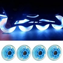 Gonyden 72mm Silent Glowing Inline Skate Wheels LED - 4-Pack for Smooth & Speedy Skating