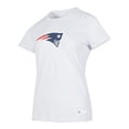 thumbnail image 2 of NFL Playera Aficionado Básica New England Patriots Blanco para Mujer, Talla Grande, 2 of 5