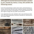 thumbnail image 6 of Easy4Home 60" A-Frame Rustic Wood Console Table Hand-Made, Black, 6 of 7