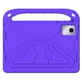 thumbnail image 7 of SaniMore for Lenovo Tab M11 11" 2024 EVA Kids Case, Skid-Proof Texture Case with Holder & Foldable 2 in 1 Kickstand Pencil Holder Shockproof Protective Case for Boys Girls, Purple, 7 of 7