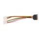 thumbnail image 3 of 15 pines a doble cable de 4 piezas 15 p a 2x cable de alimentación del divisor de 4 piezas, 3 of 7