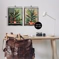 thumbnail image 3 of Stupell Industries Various House Plants Botanical & Floral Painting Gray Floater Framed Canvas Art Print Wall Art, 17 x 21, Set of 2, 3 of 9